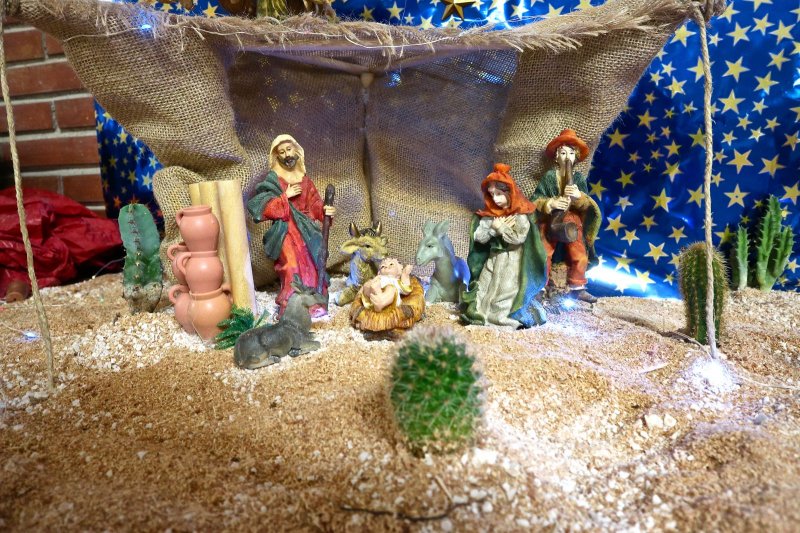 Presepe Scuola Sec. di I grado Conte - Natale 2022